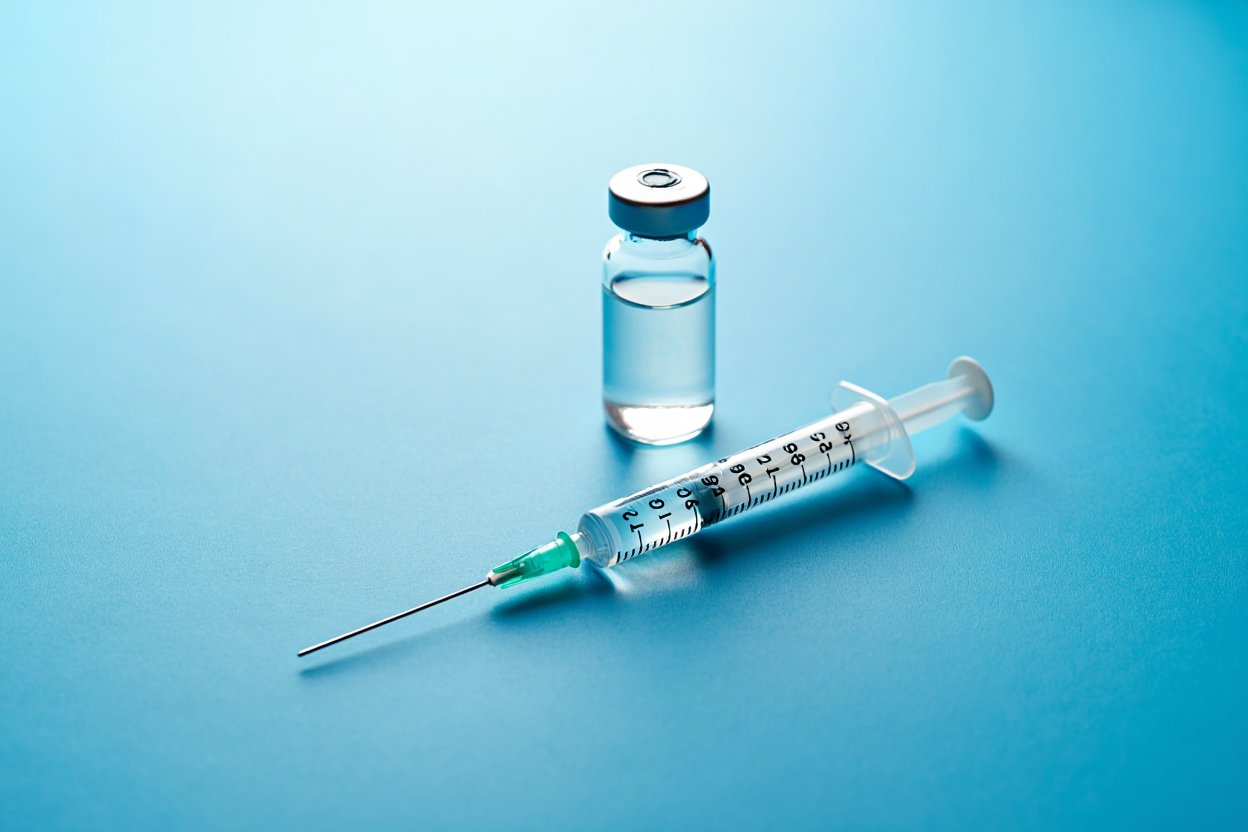 Шприц и флакон